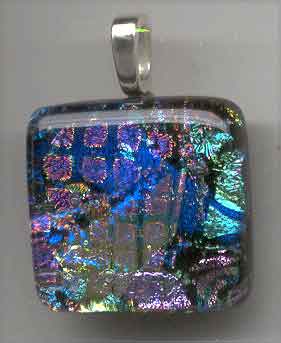 dichroic glass  pendant